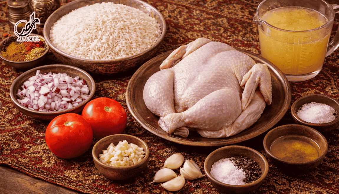 مواد لازم برای تهیه مچبوس دجاج