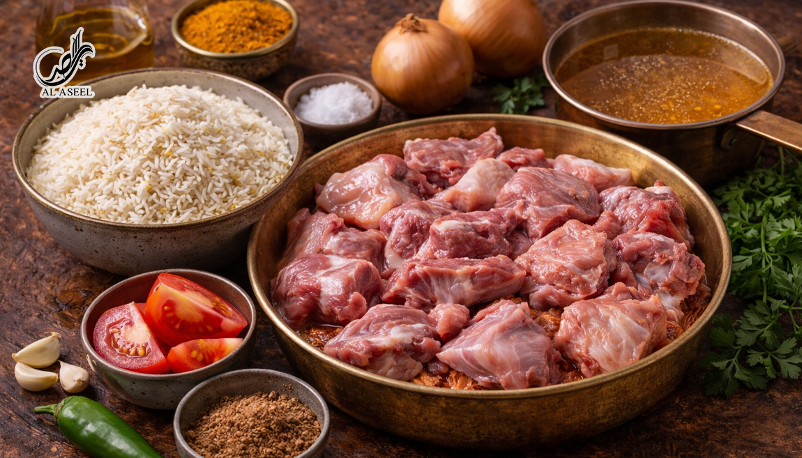 مواد لازم برای تهیه مچبوس (مجبوس) بوشهری
