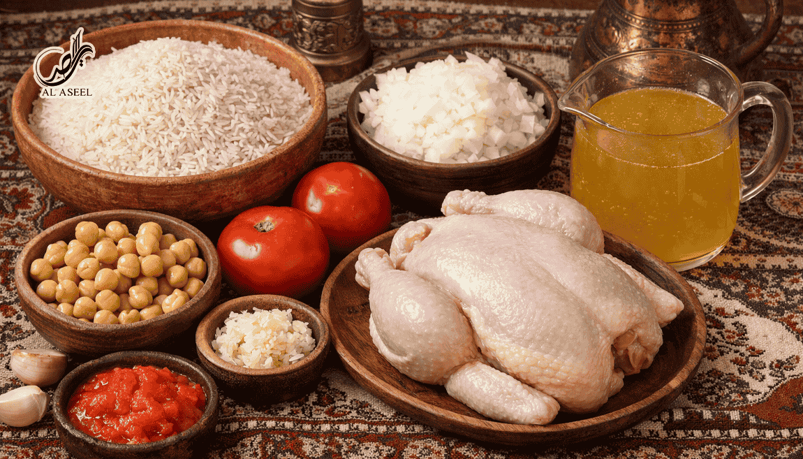 مواد لازم برای تهیه مچبوس (مجبوس) بحرینی