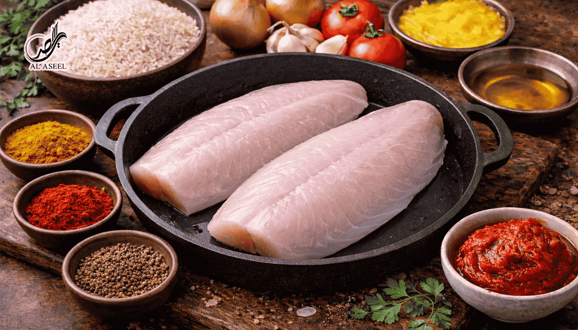 مواد لازم برای مچبوس ماهی