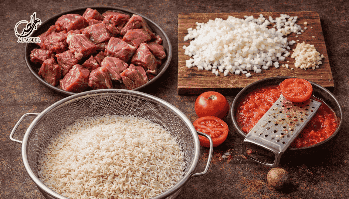 آماده سازی مواد مچبوس لبنانی