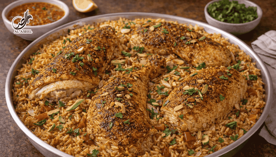 مچبوس عربی با تززین خلال پسته