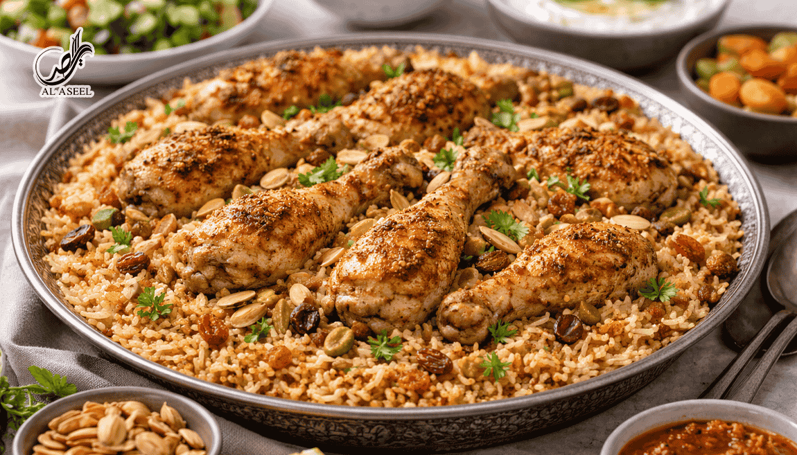 تزیین و سرو مچبوس مرغ جنوبی